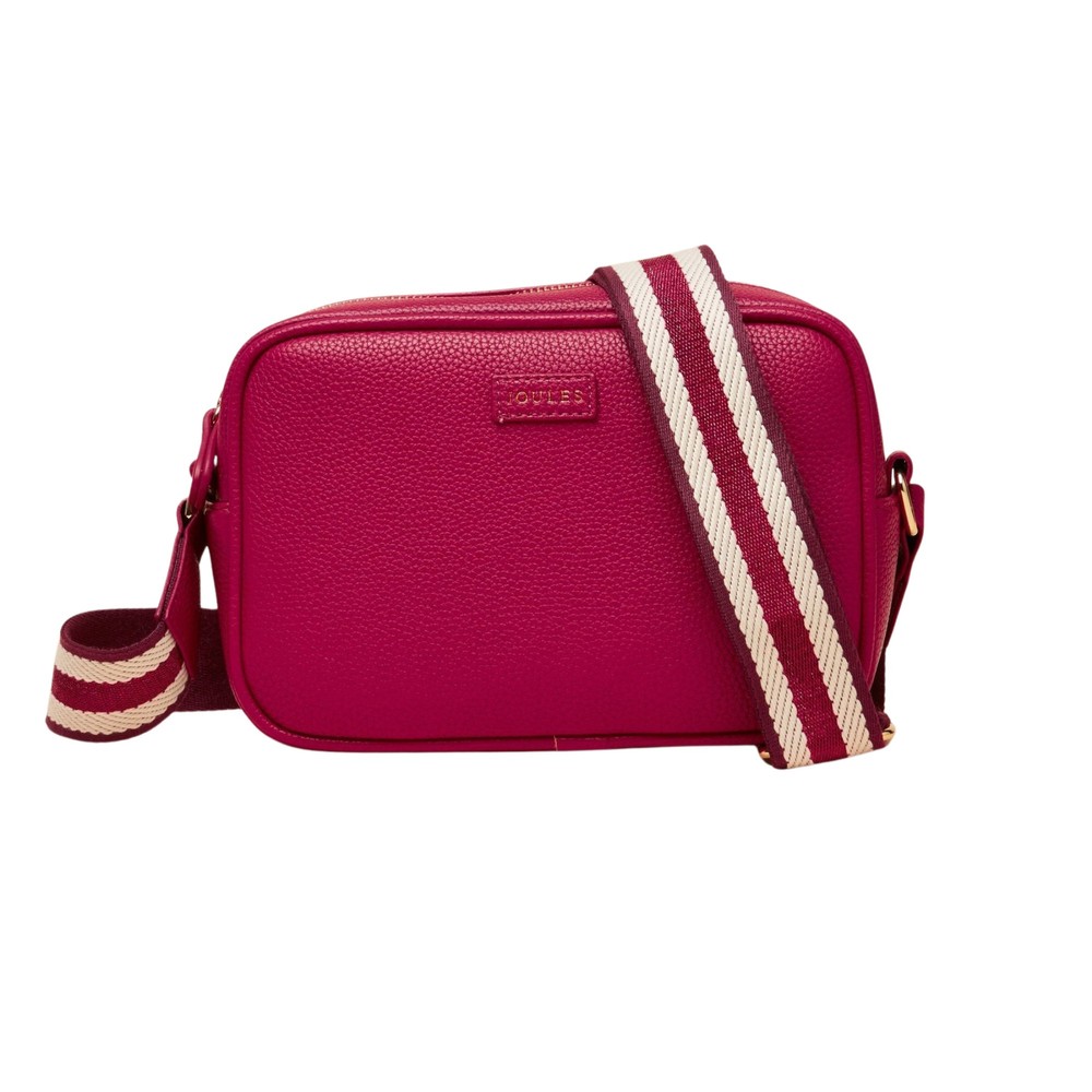 Joules Womens Trent Handbag Berry Red