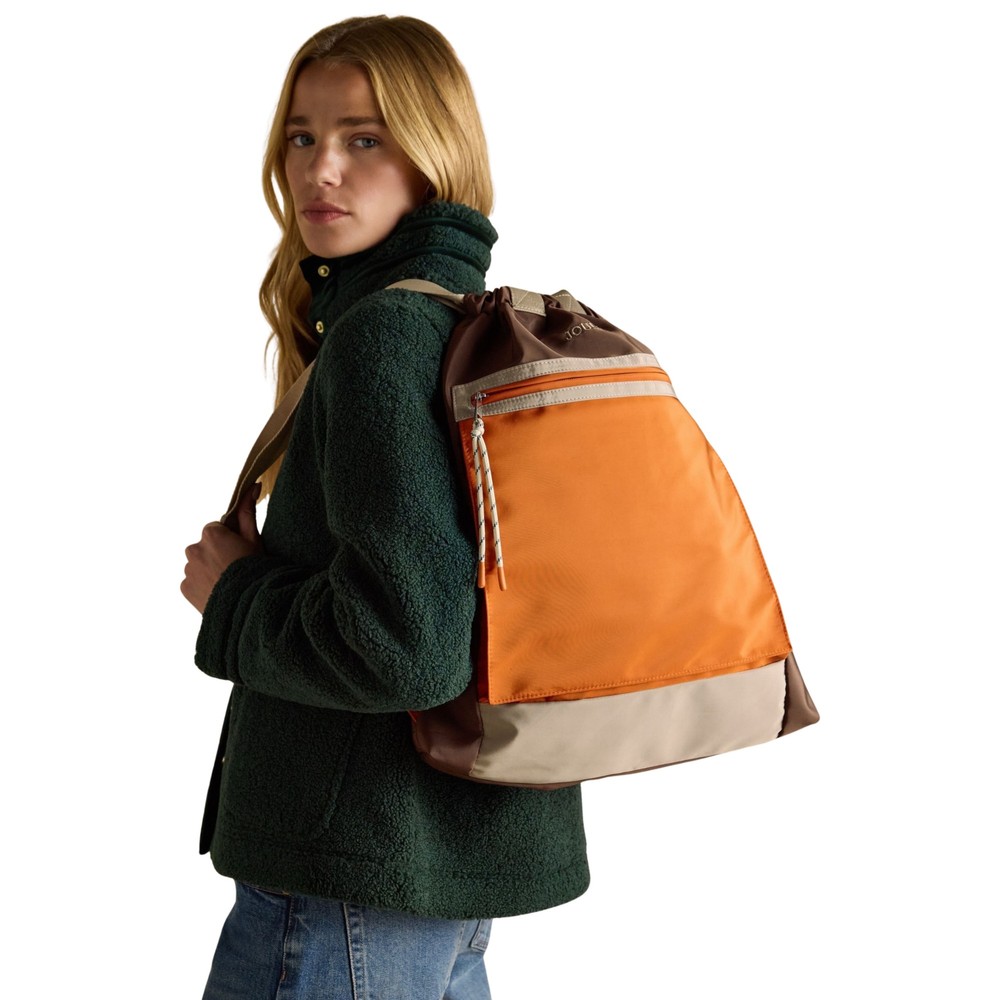 Womens Peplow Backpack Brown/Orange