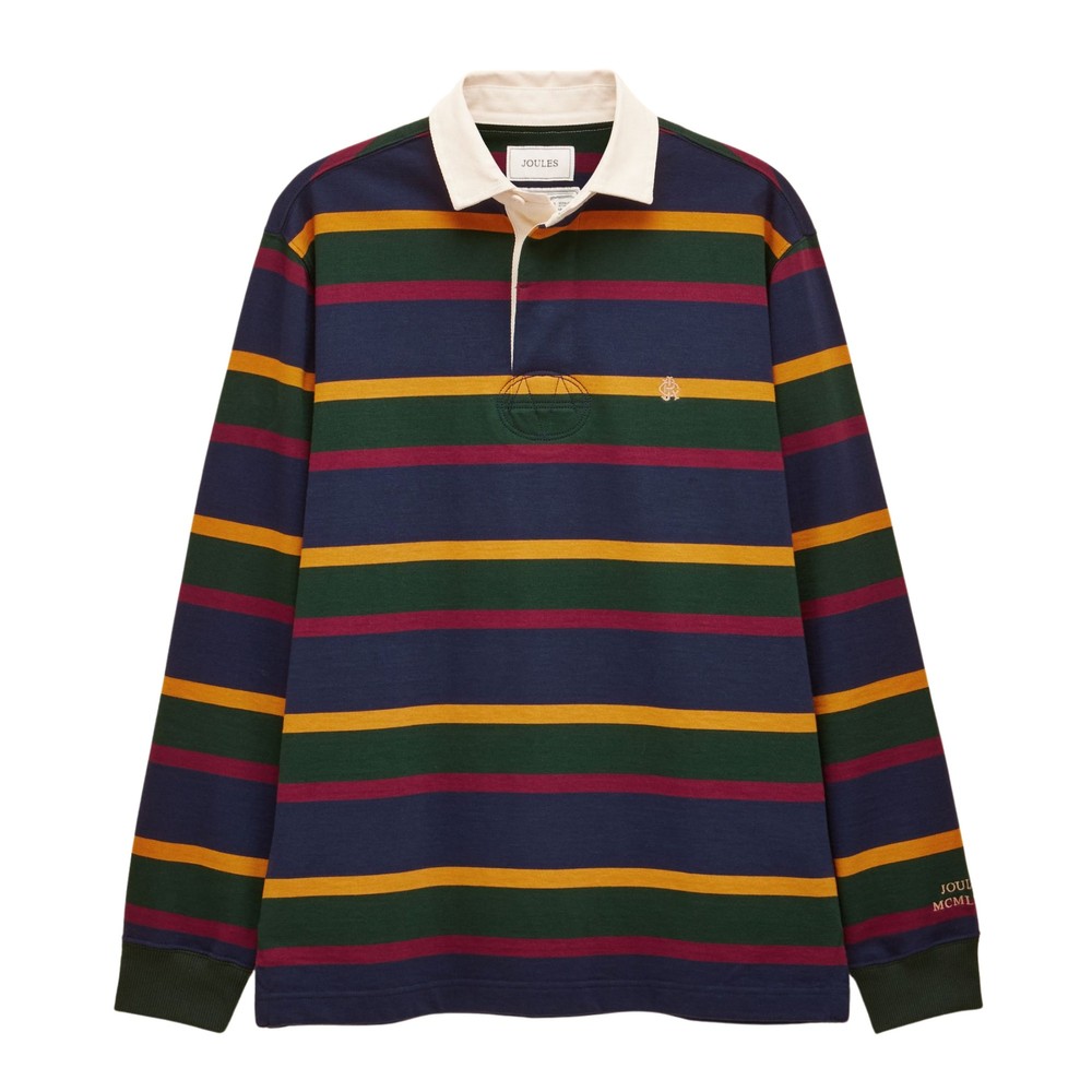 Joules Striped Rugby Club Shirt Multicolour