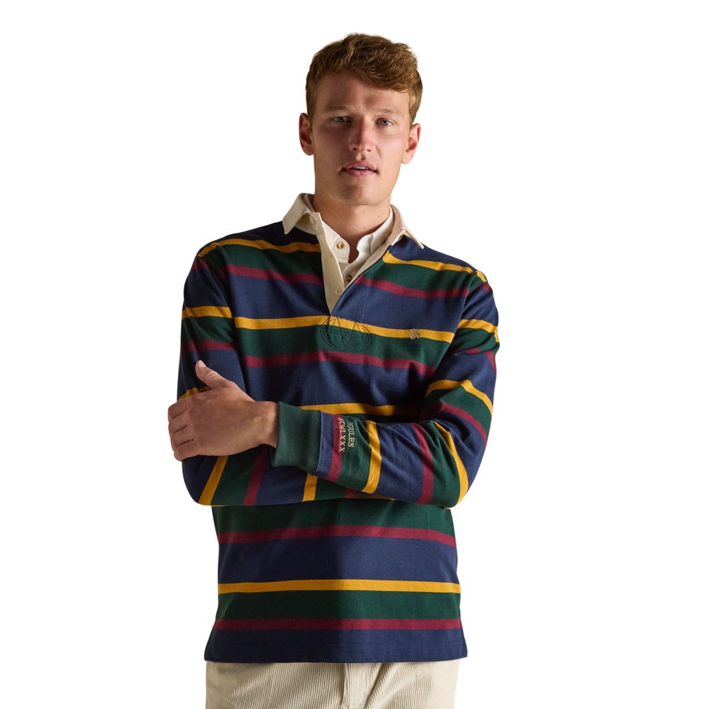 Joules Striped Rugby Club Shirt Multicolour