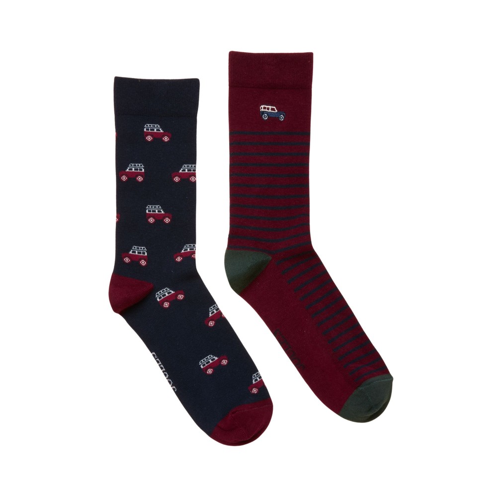 Joules Mens Kingsbury Two Pack Red/Blue