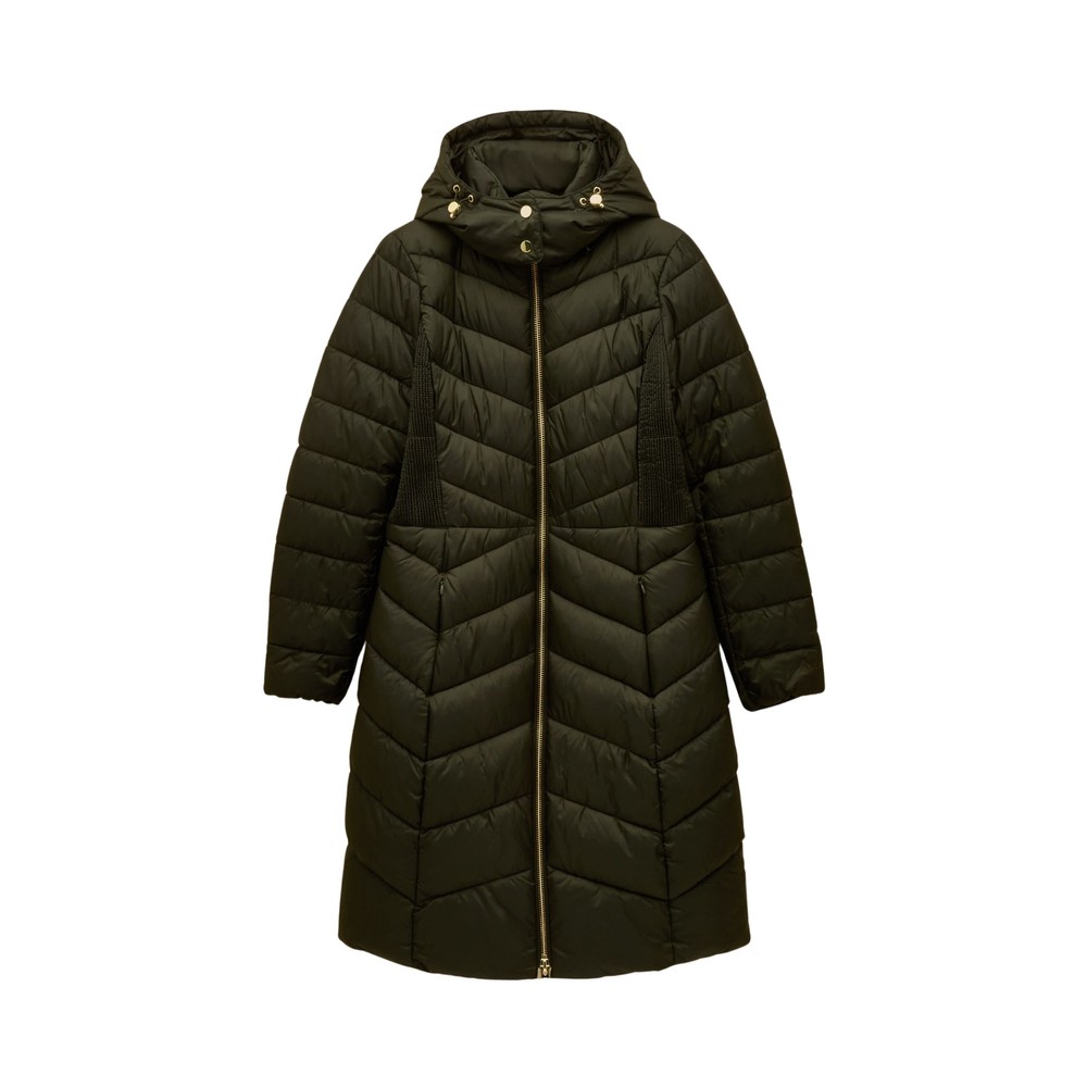 Joules Pembury Womens Padded Coat Khaki Green