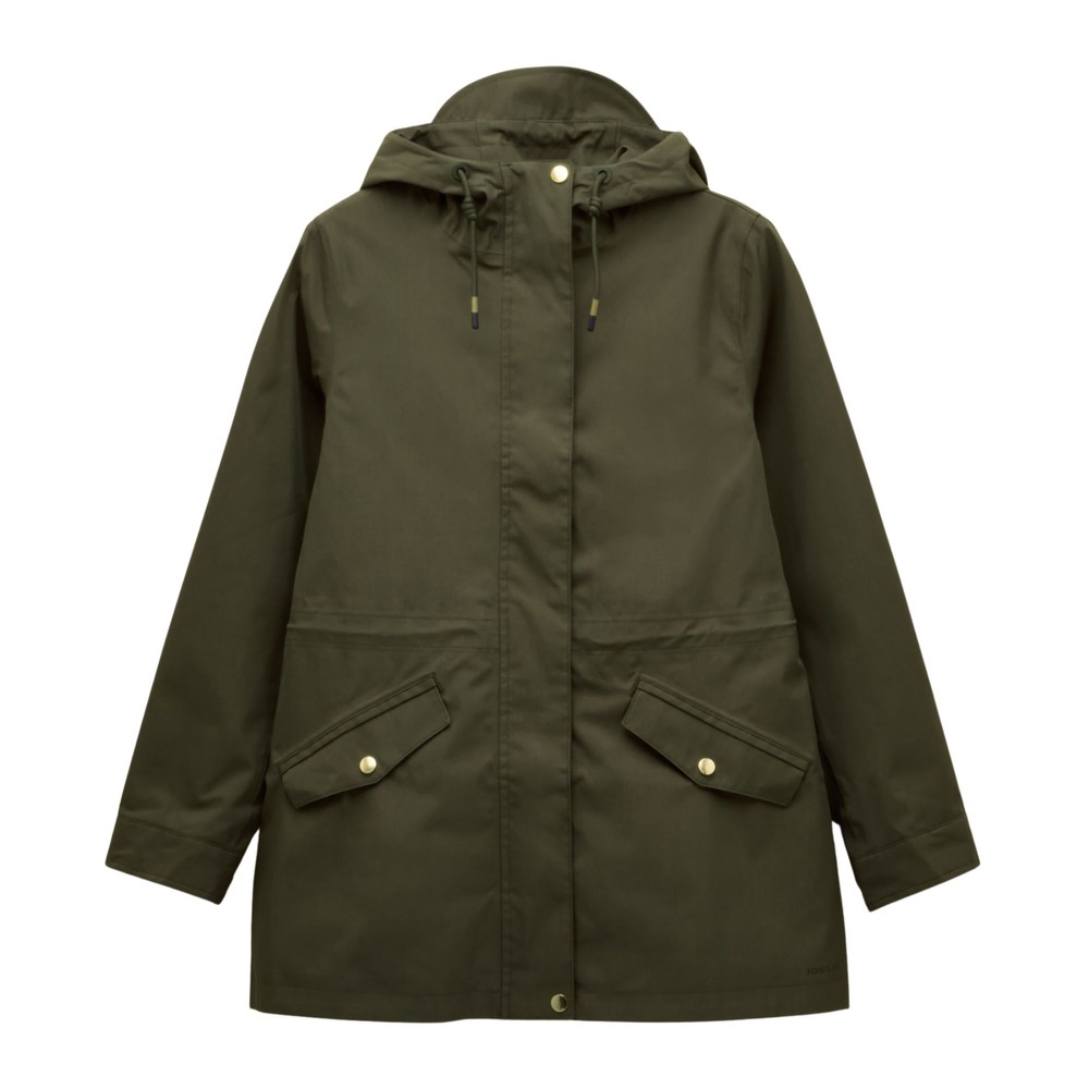 Joules Womens Portwell Raincoat Green Grapeleaf