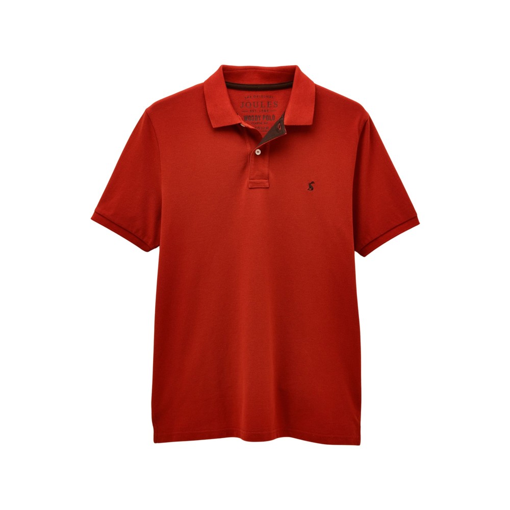 Joules Woody Pique Polo Shirt Orange