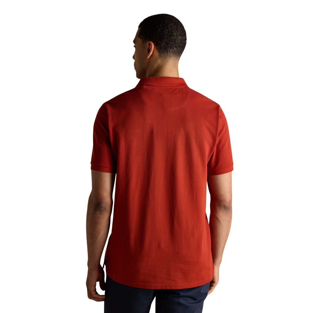 Woody Pique Polo Shirt Orange