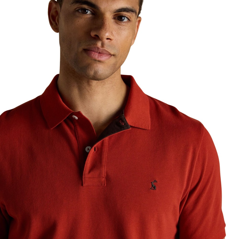 Woody Pique Polo Shirt Orange