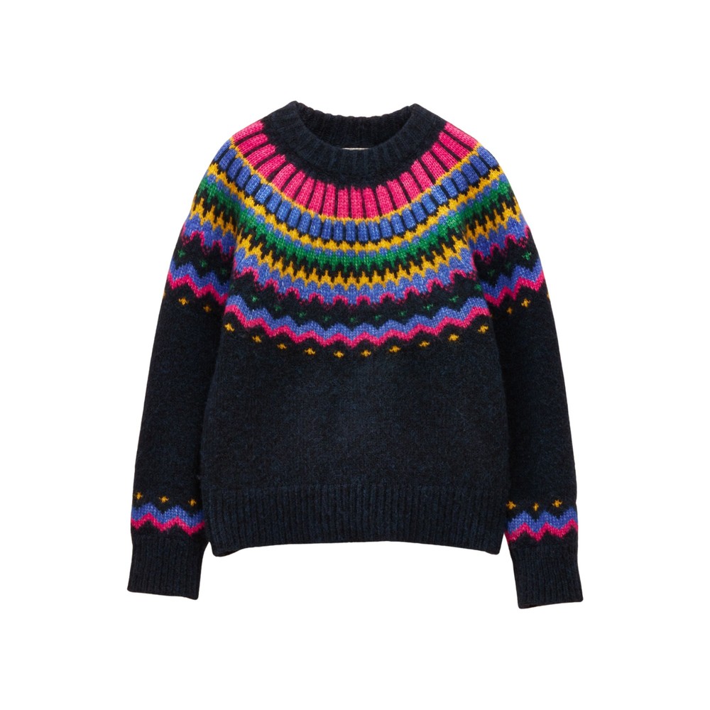 Joules Womens Charlie Knitted Sweatshirt Navy
