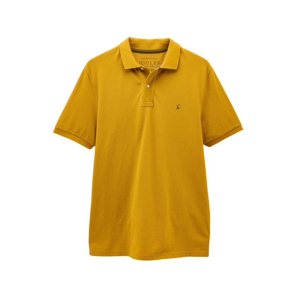 Joules Woody Pique Polo Shirt Mustard