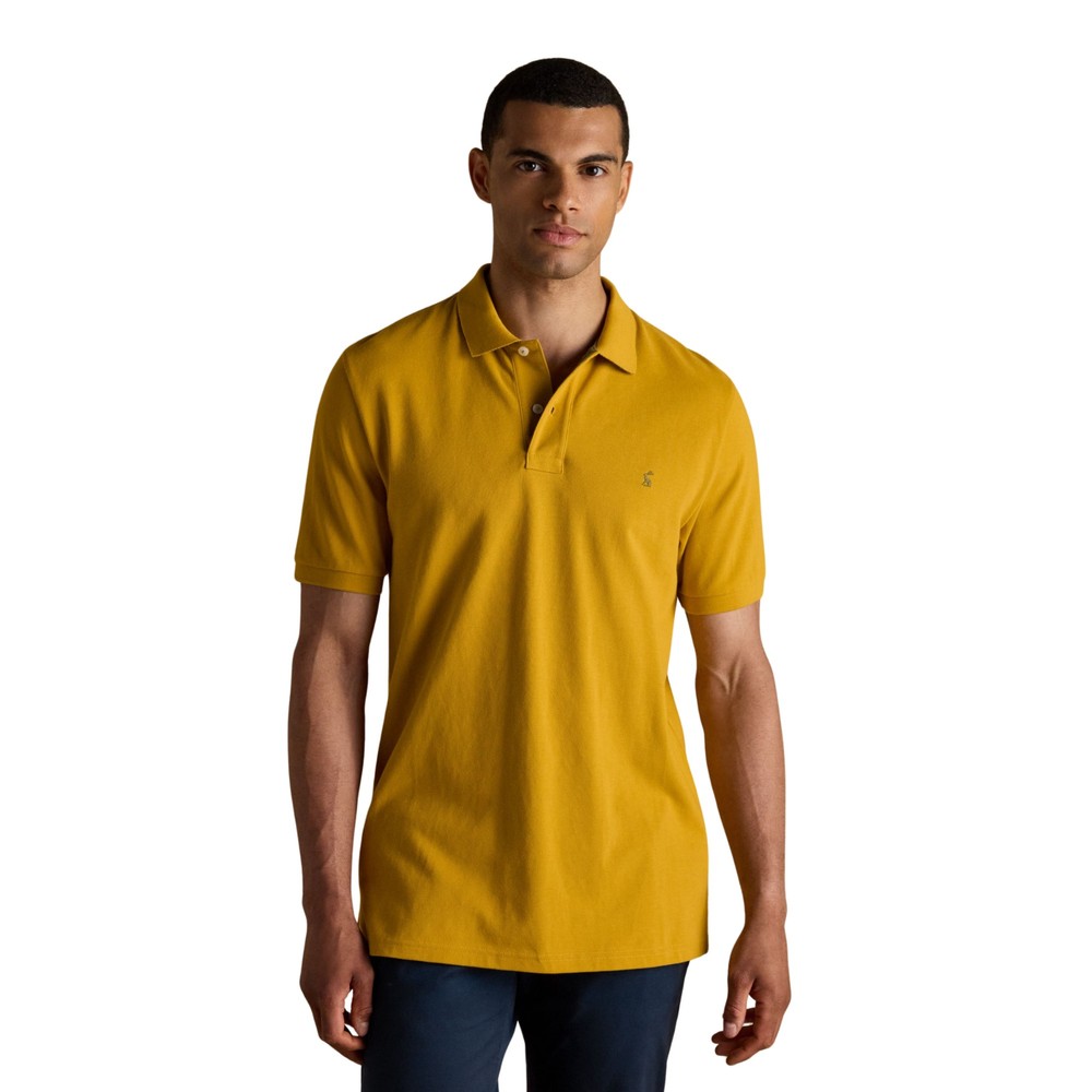 Joules Woody Pique Polo Shirt Mustard