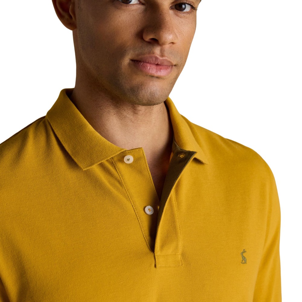 Woody Pique Polo Shirt Mustard