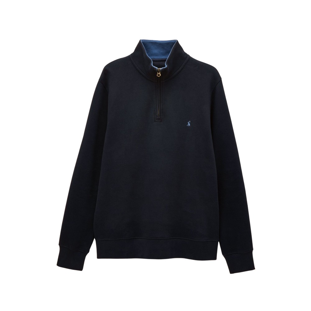 Joules Alistar Quarter Zip Sweatshirt Navy