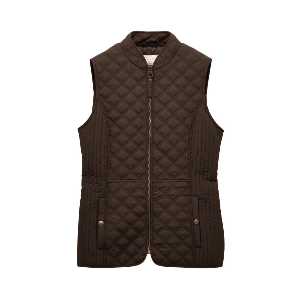 Joules Womens Minx Gilet Brown
