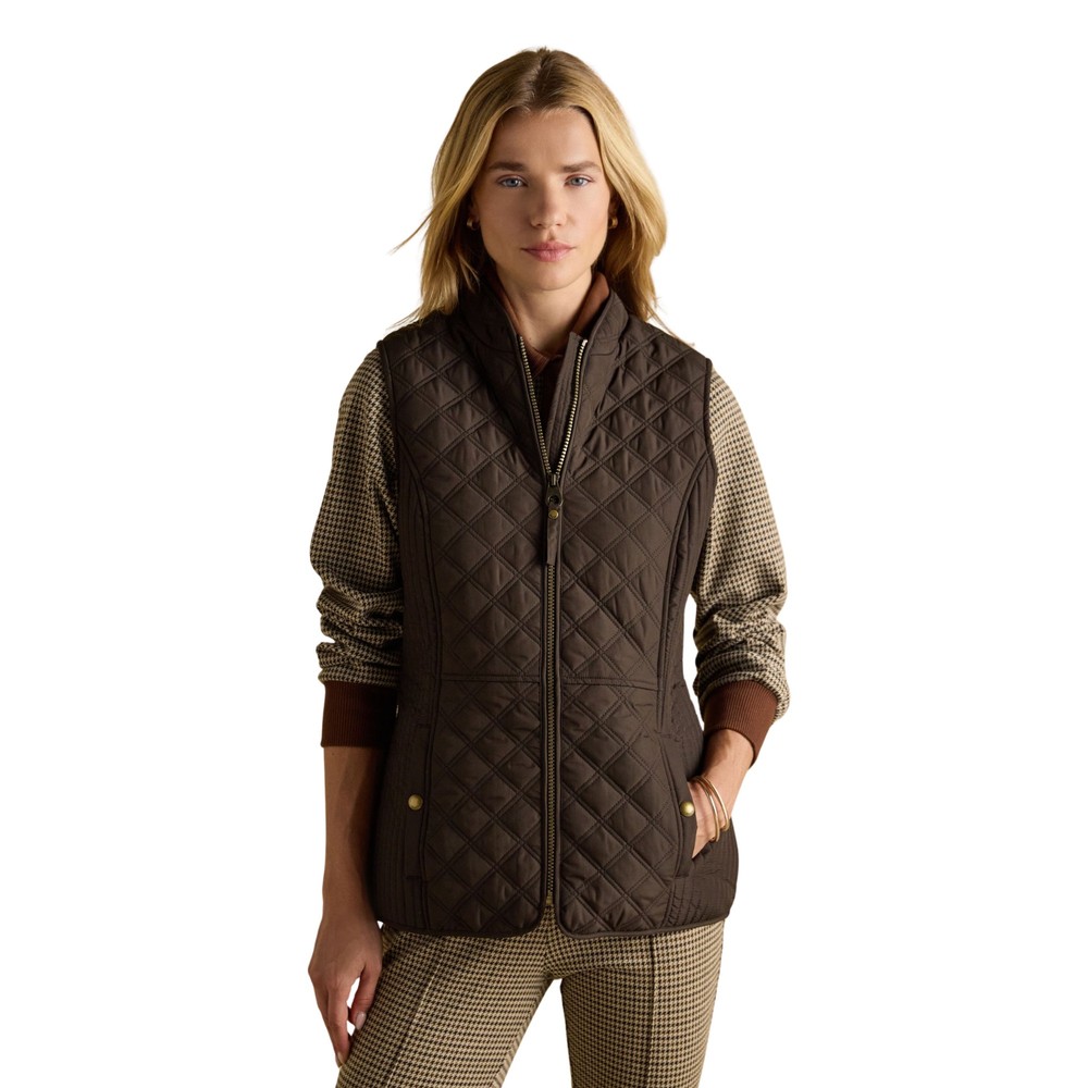 Joules Womens Minx Gilet Brown
