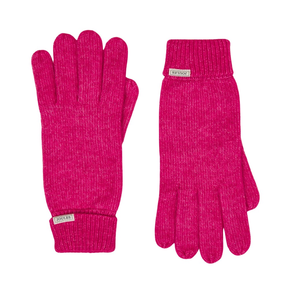 Joules Womens Rosa Gloves Pink