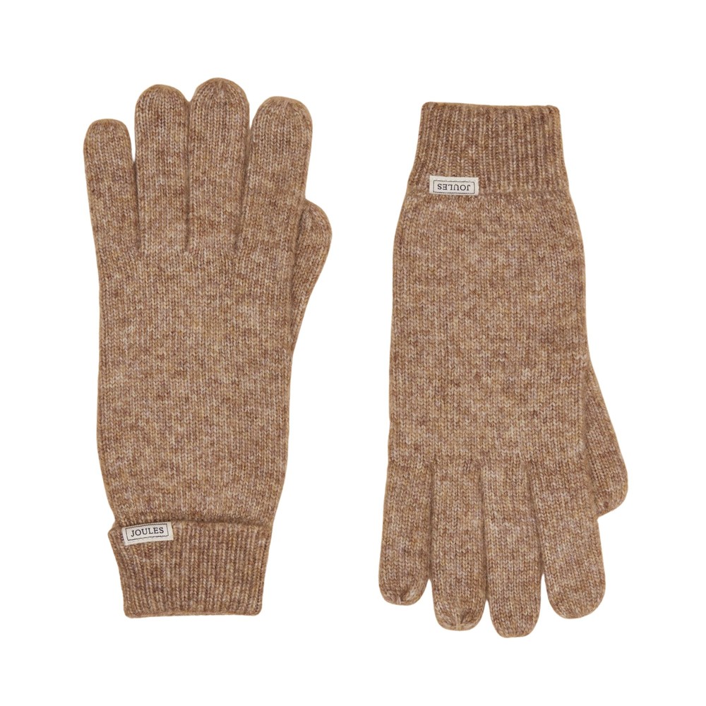 Joules Womens Rosa Gloves Oatmeal