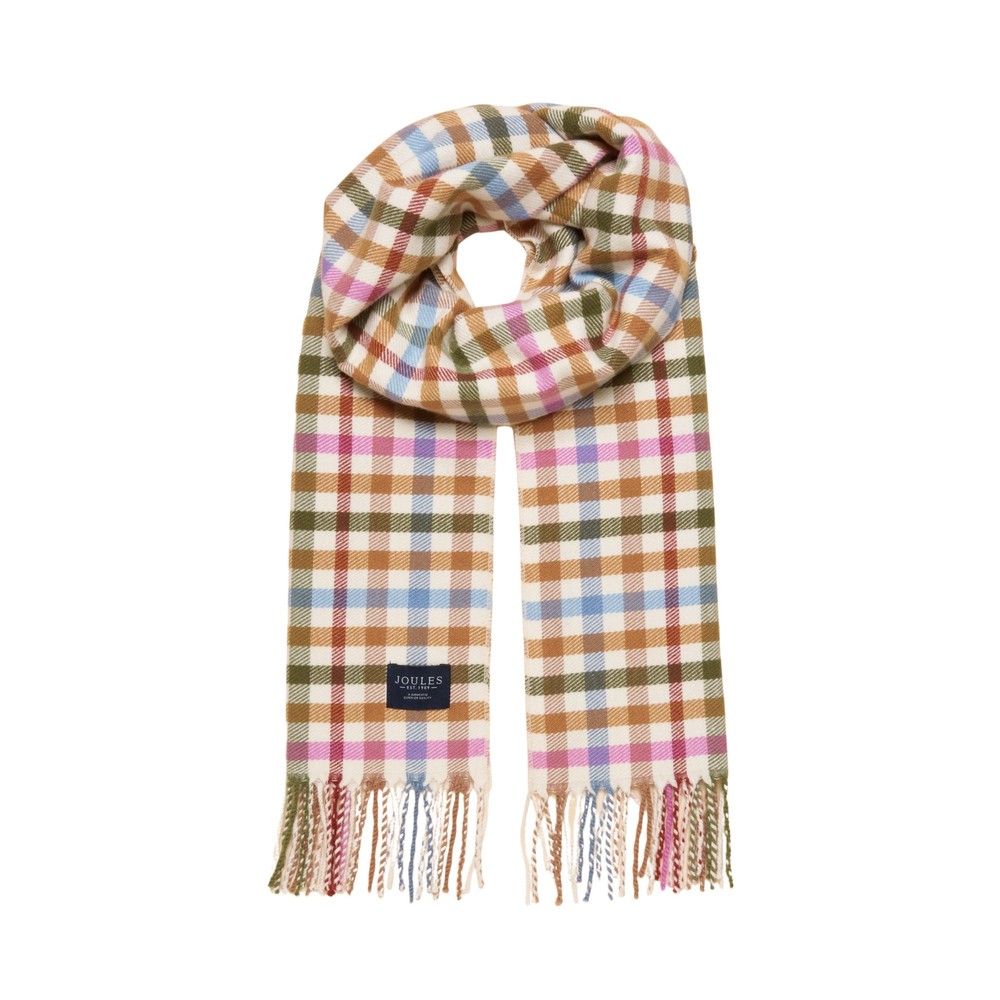 Joules Womens Langtree Scarf Multi Neutral