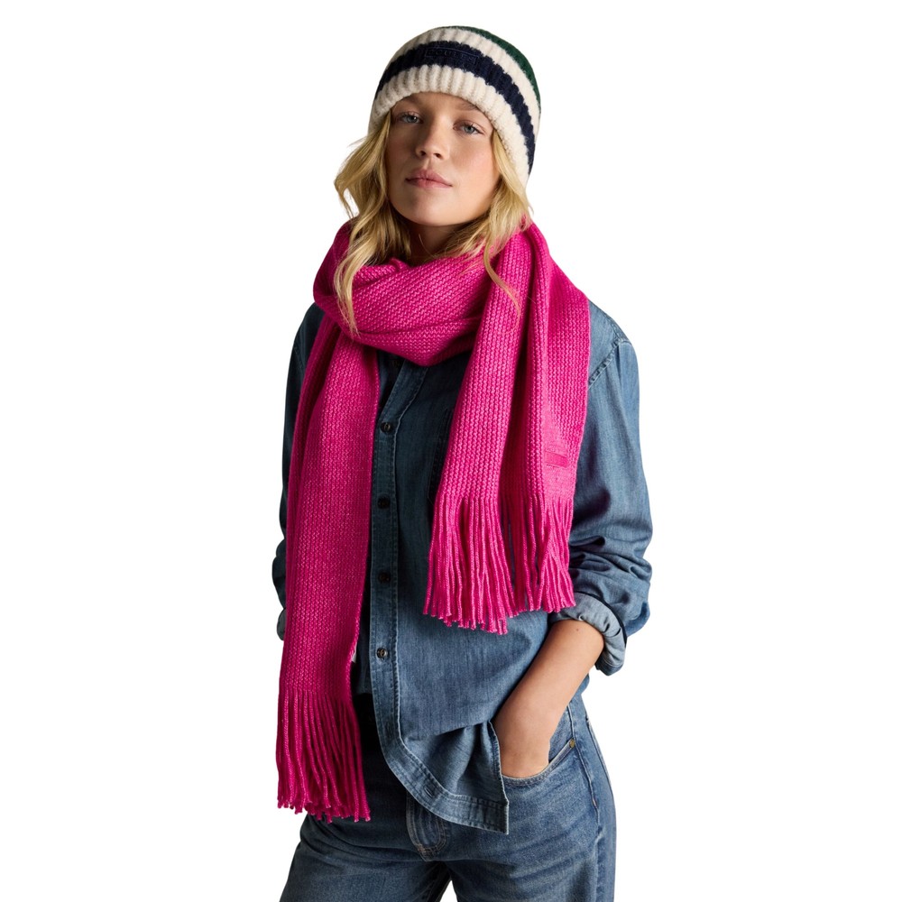 Joules Womens Rosa Scarf Pink