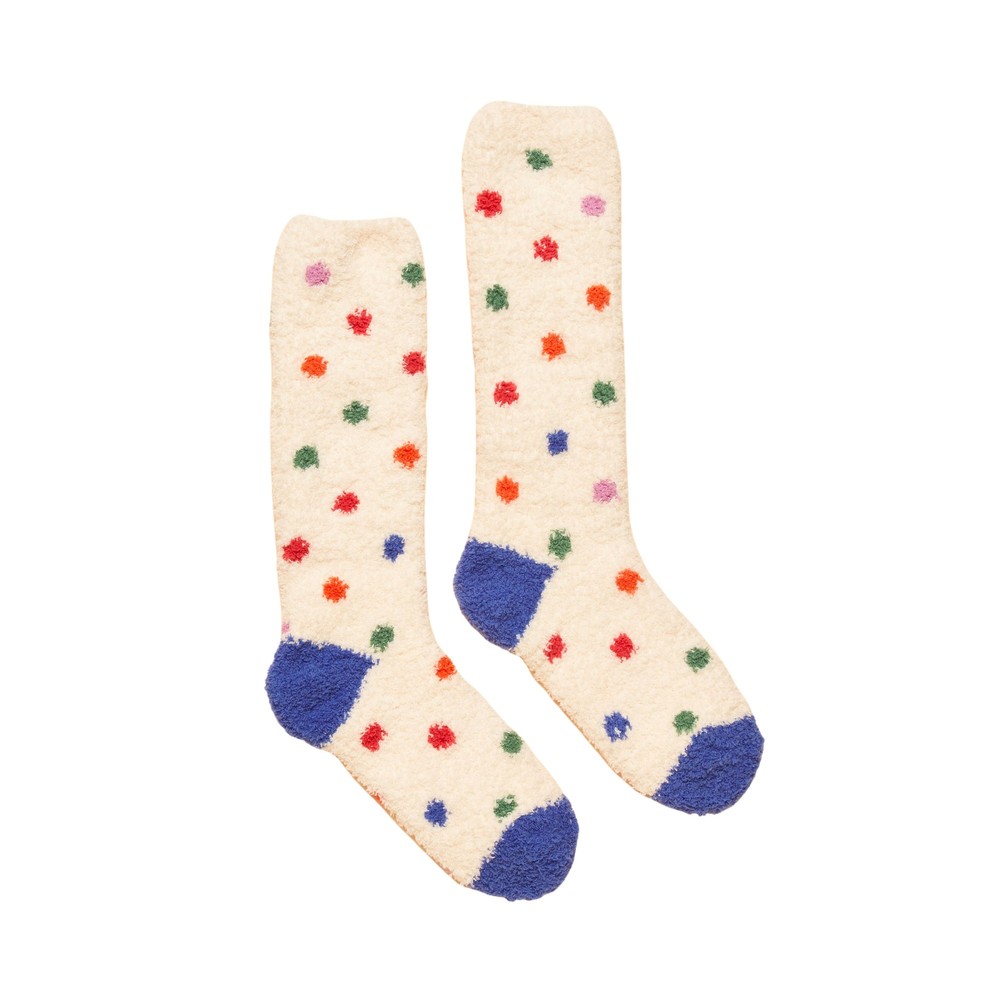 Joules Womens Fluffy Socks Cream