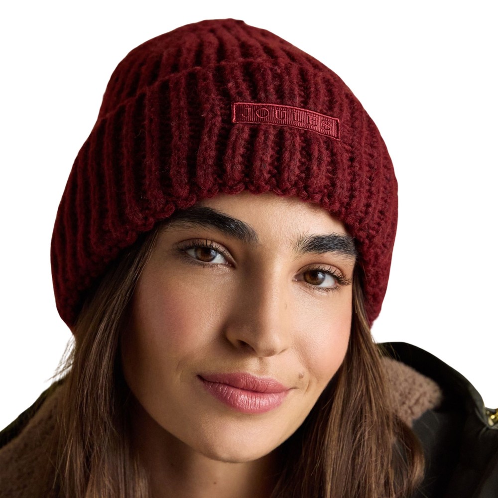 Joules Womens Rosa Hat Berry Red
