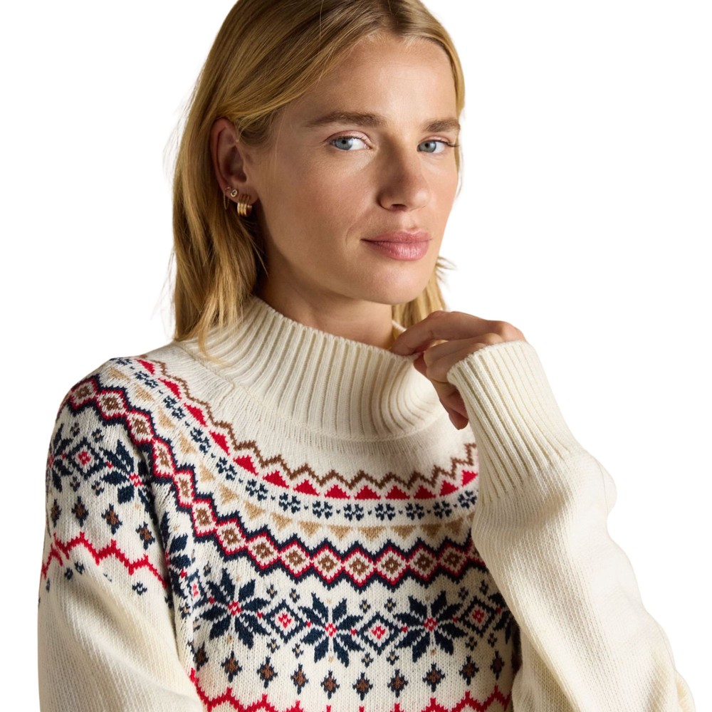 Womens Alba Knitted Sweatshirt Cream