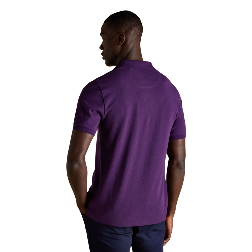 Woody Pique Polo Shirt Purple