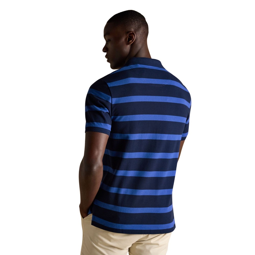 Woody Striped Polo Shirt Blue/Navy