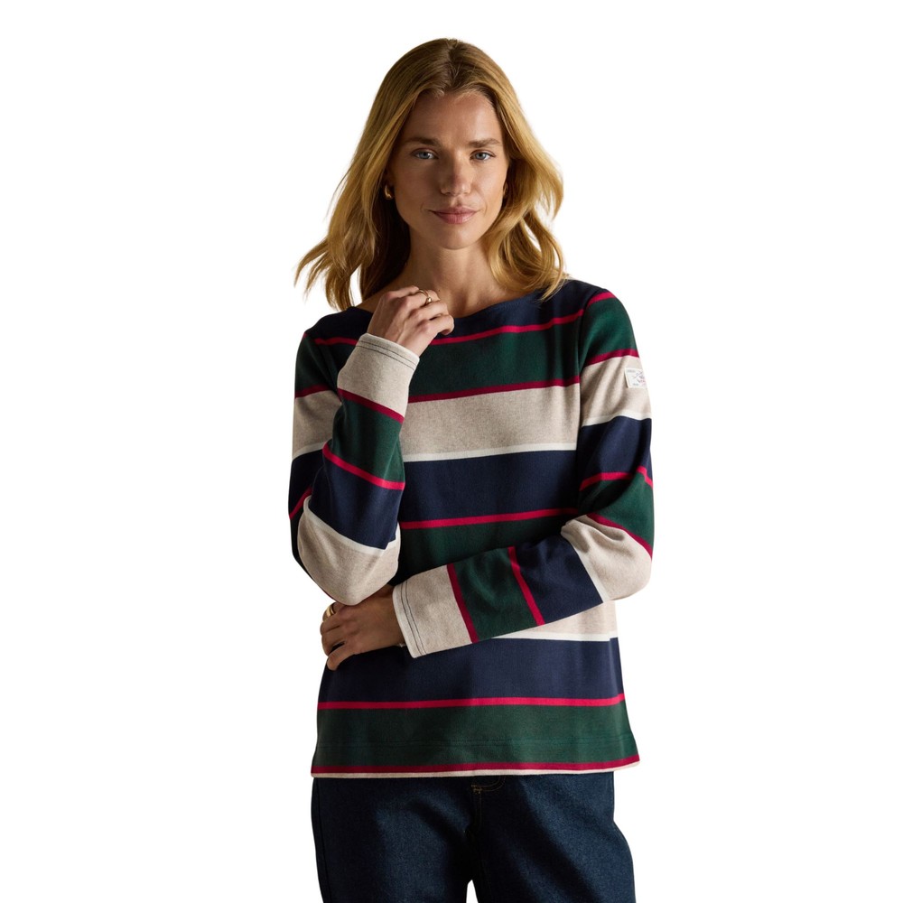 Joules Womens Harbour Striped Top Lottie Multi Stripe