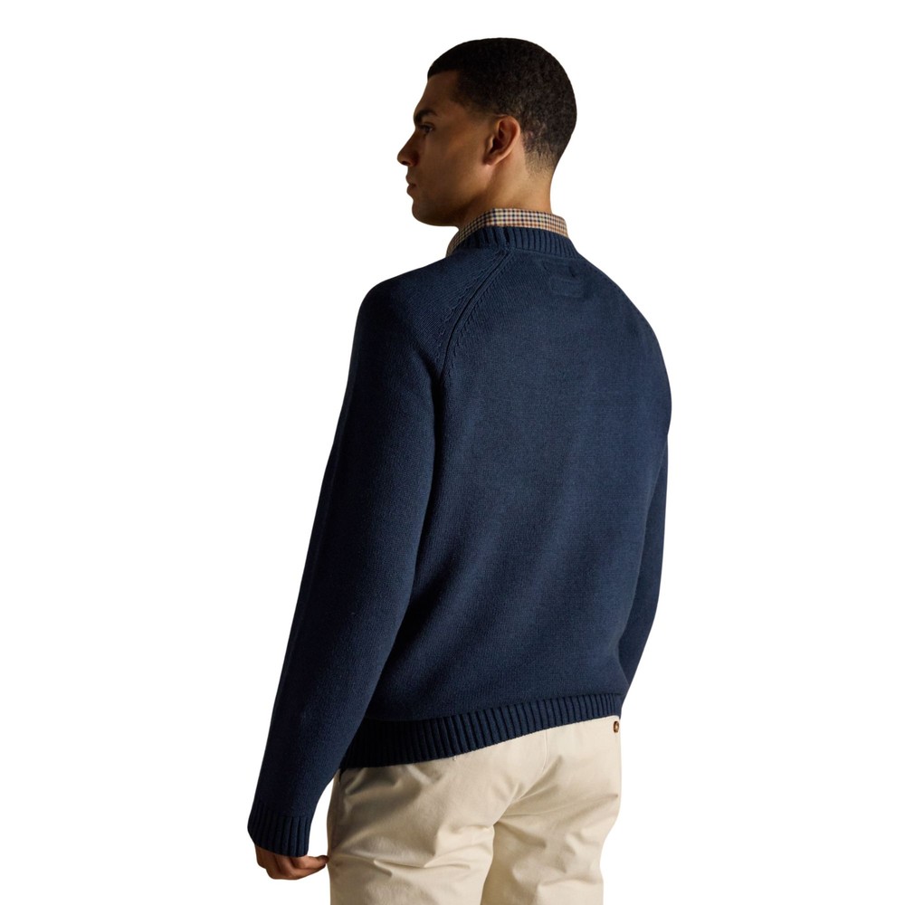 Joules Duck Intarsia Mens Knitted Sweatshirt Navy