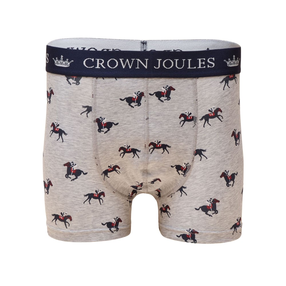 Joules Crown Joules Underwear Two Pack Grey/Navy