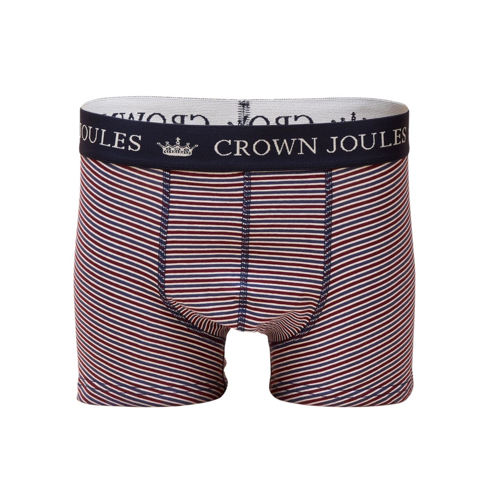Joules Crown Joules Underwear Two Pack Burgundy Red