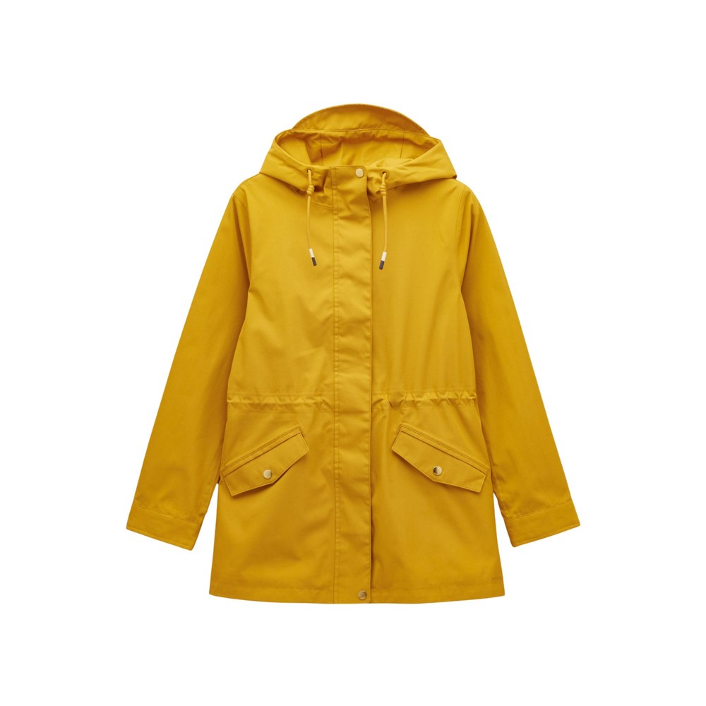 Joules Womens Portwell Raincoat Antique Gold