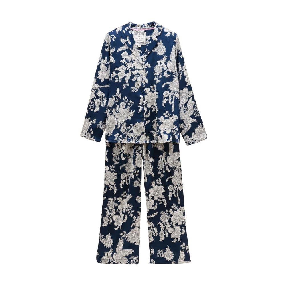Joules Womens Bonnie Pyjama Set Navy Floral