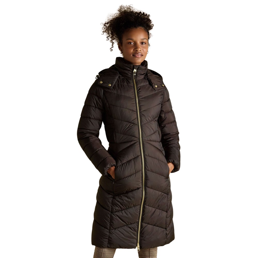 Joules Pembury Womens Padded Coat Peat