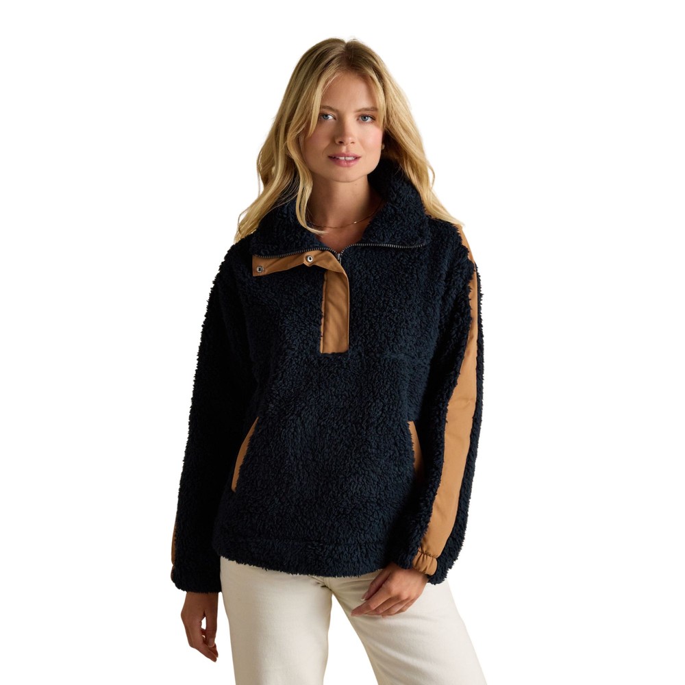 Joules Tilly Fleece Quarter Zip Navy