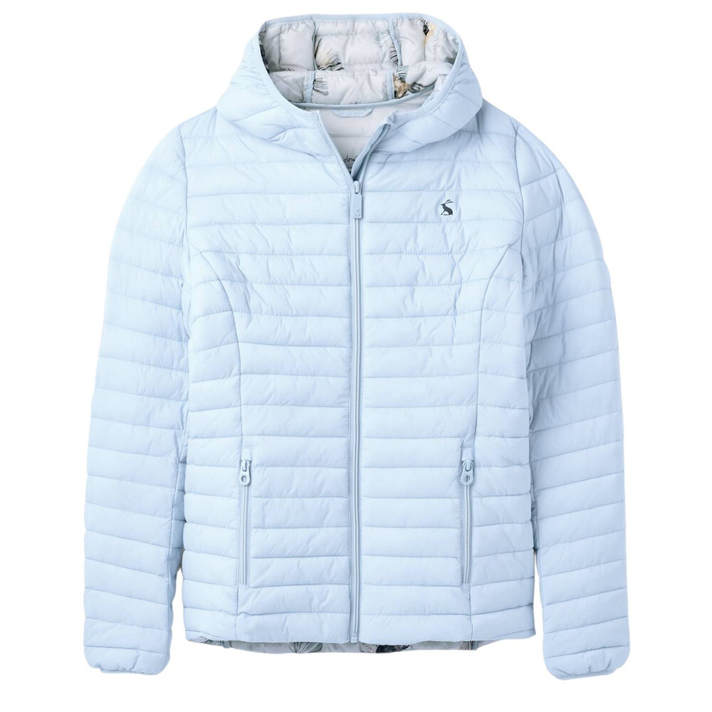 Womens Snug RSPB Shower Proof Packable Jacket Light Blue