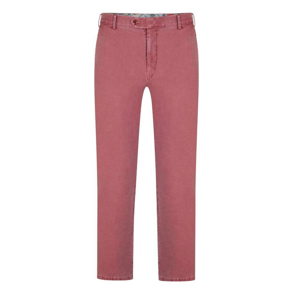 Meyer New York Summer Chino Trousers Plum