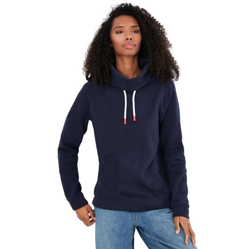 Womens Nadia Ribbed Sweatshirt - French Navy French Navy